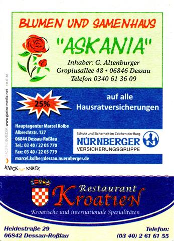 dessau de-st kroatien 1a (recht255-askania) 